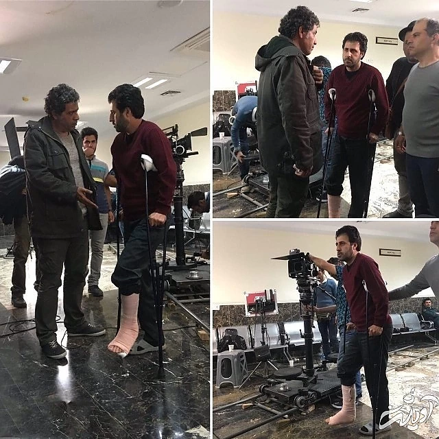 شکستگی پای هومن حاجی عبداللهی  هومن حاجی عبداللهی